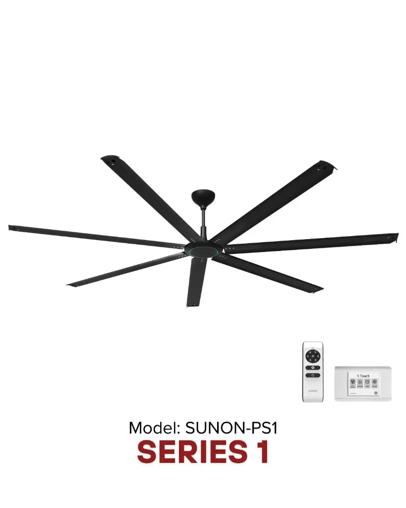 SUNON Powerful Series 1 Ø2.5m | quạt trần, quạt cao cấp, quạt trần công nghiệp