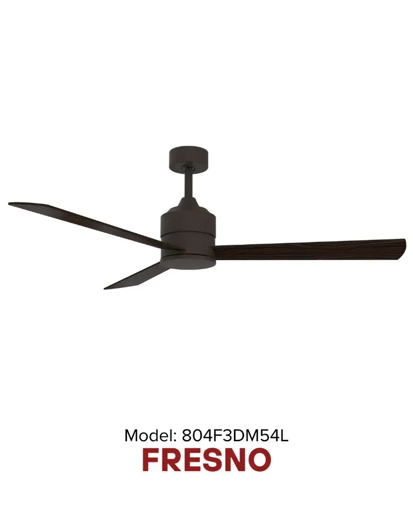 FRESNO 54 OIL RUBBED BRONEZ | quạt trần, quạt cao cấp, quạt trần công nghiệp
