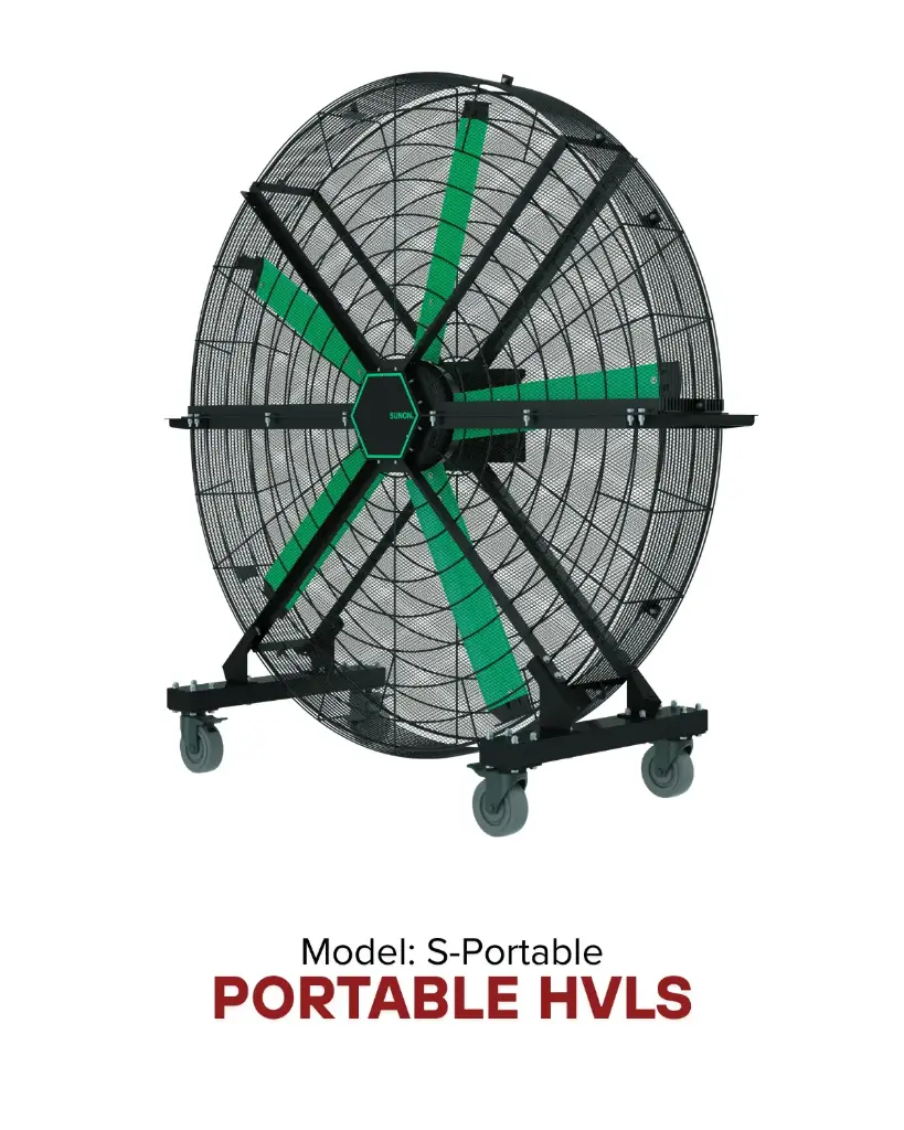 SUNON Portable Industrial HVLS |